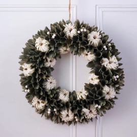 Pumpkin Wreath - Green 